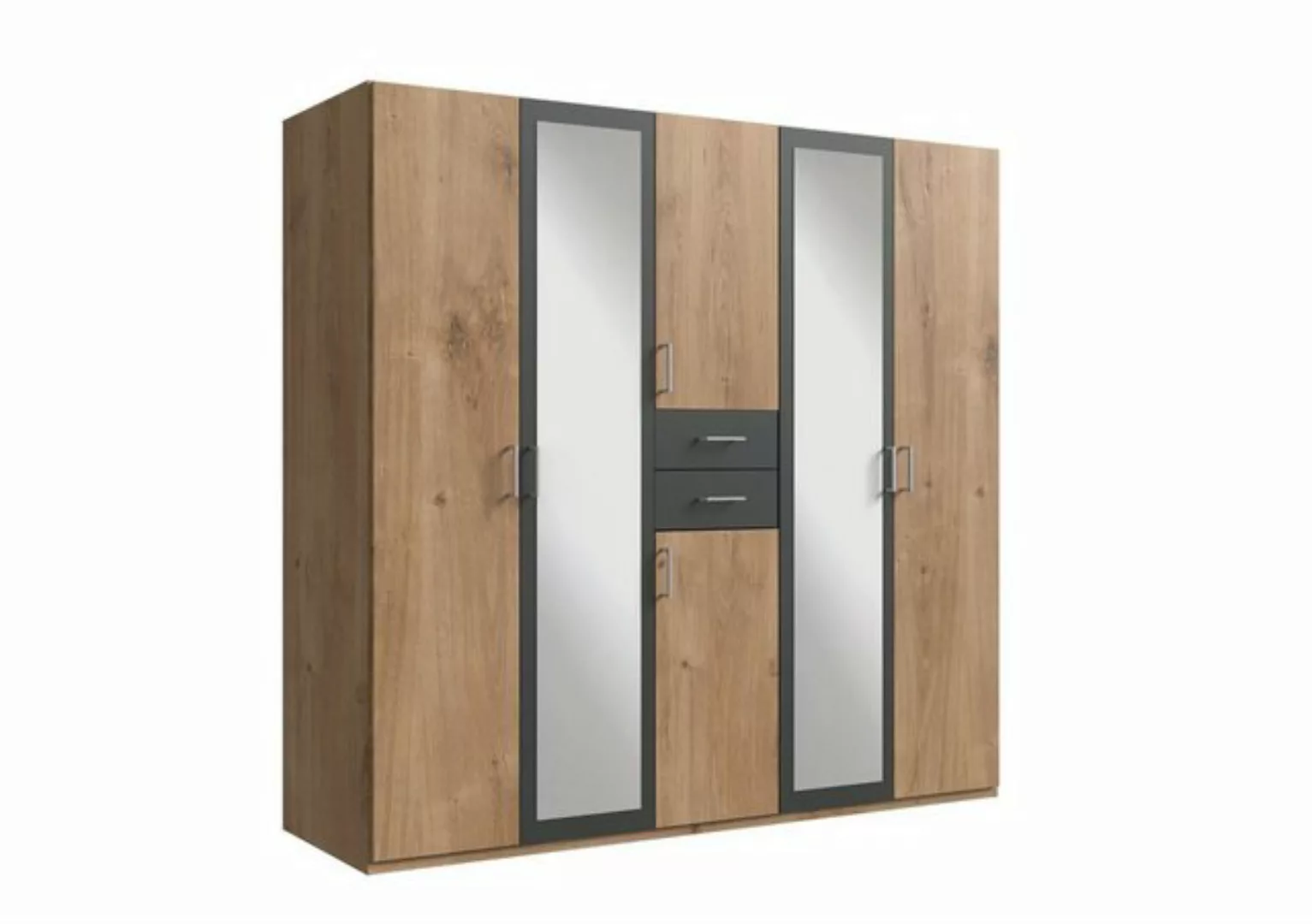 möbelando Kleiderschrank Drugi 225 x 208 x 58 cm (B/H/T) günstig online kaufen