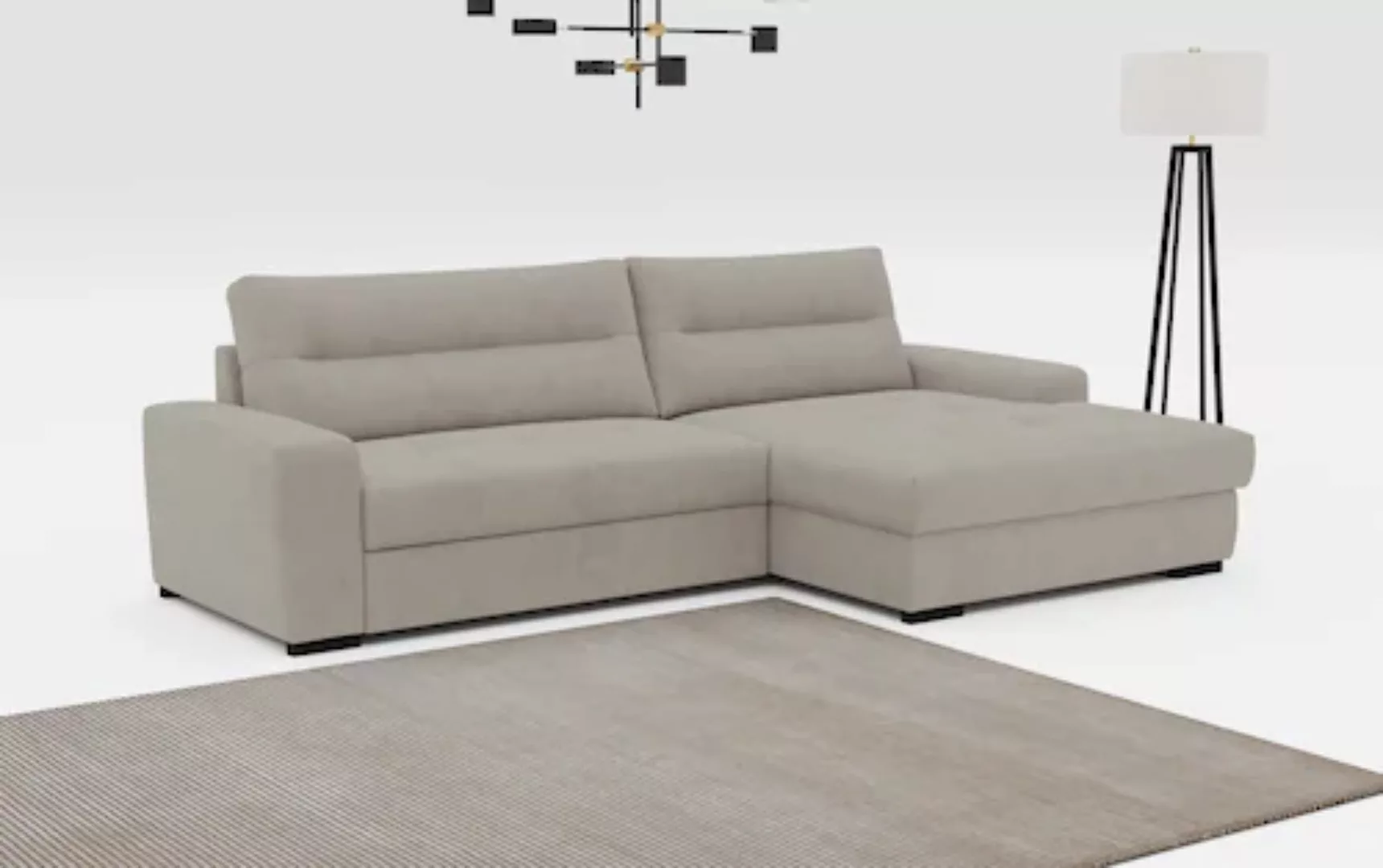 COTTA Ecksofa "Cappa L-Form", wahlweise mit Bettfunktion und Bettkasten günstig online kaufen