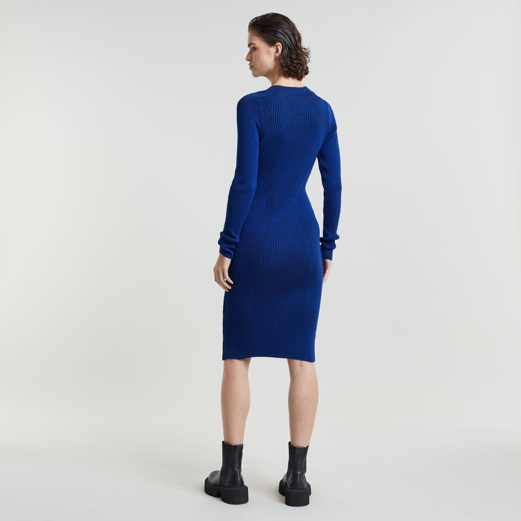 G-STAR Strickkleid "Plated Slim Knit Dress" günstig online kaufen