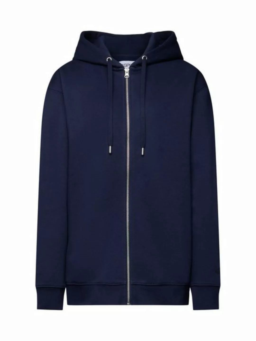 Esprit Sweatshirt Recycelt: Oversize Hoodie mit Reißverschluss (1-tlg) günstig online kaufen