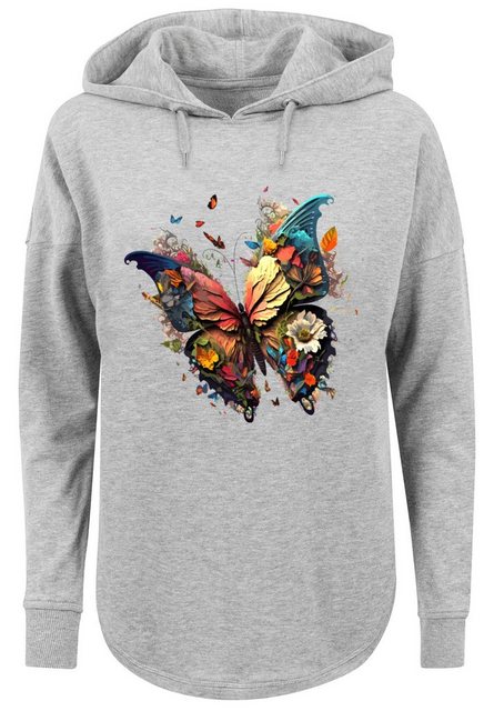 F4NT4STIC Kapuzenpullover Schmetterling Bunt Print günstig online kaufen