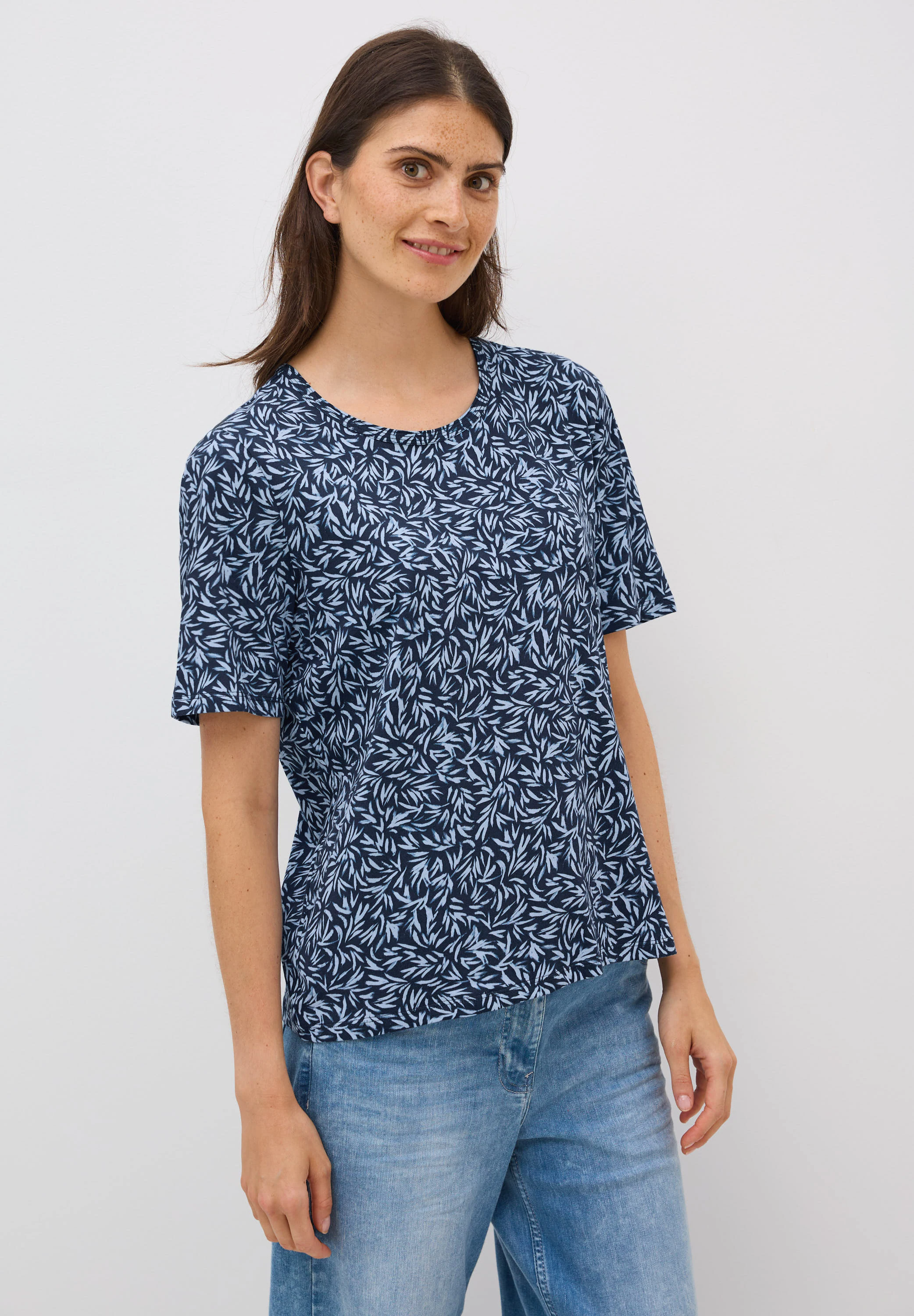Cecil Print-Shirt, aus reiner Baumwolle günstig online kaufen