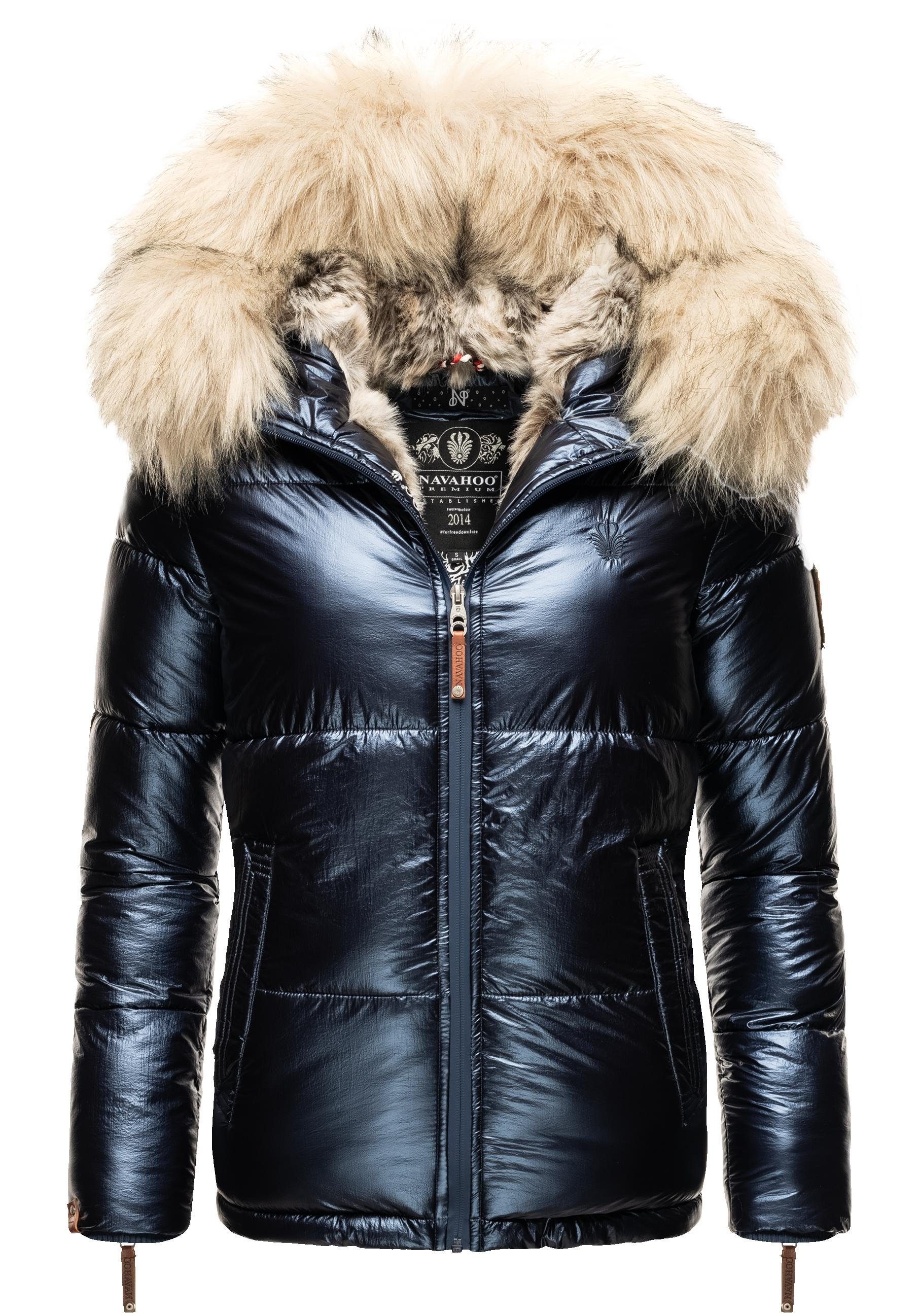 Navahoo Winterjacke "Tikunaa", mit Kapuze, warm gefütterte Damen Steppjacke günstig online kaufen