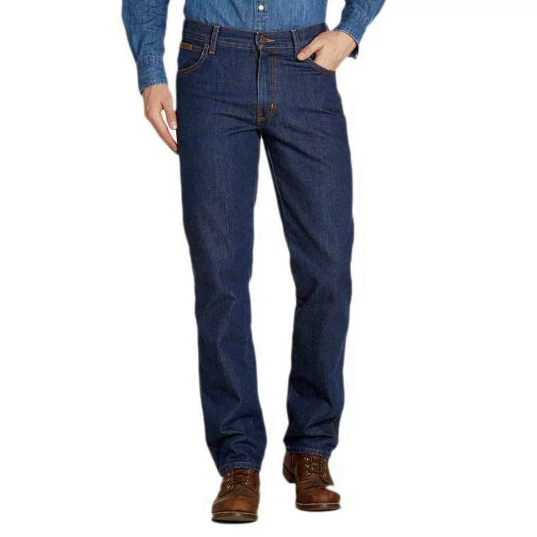 Wrangler Texas Stretch L36 Jeans 33 Dark Stone günstig online kaufen