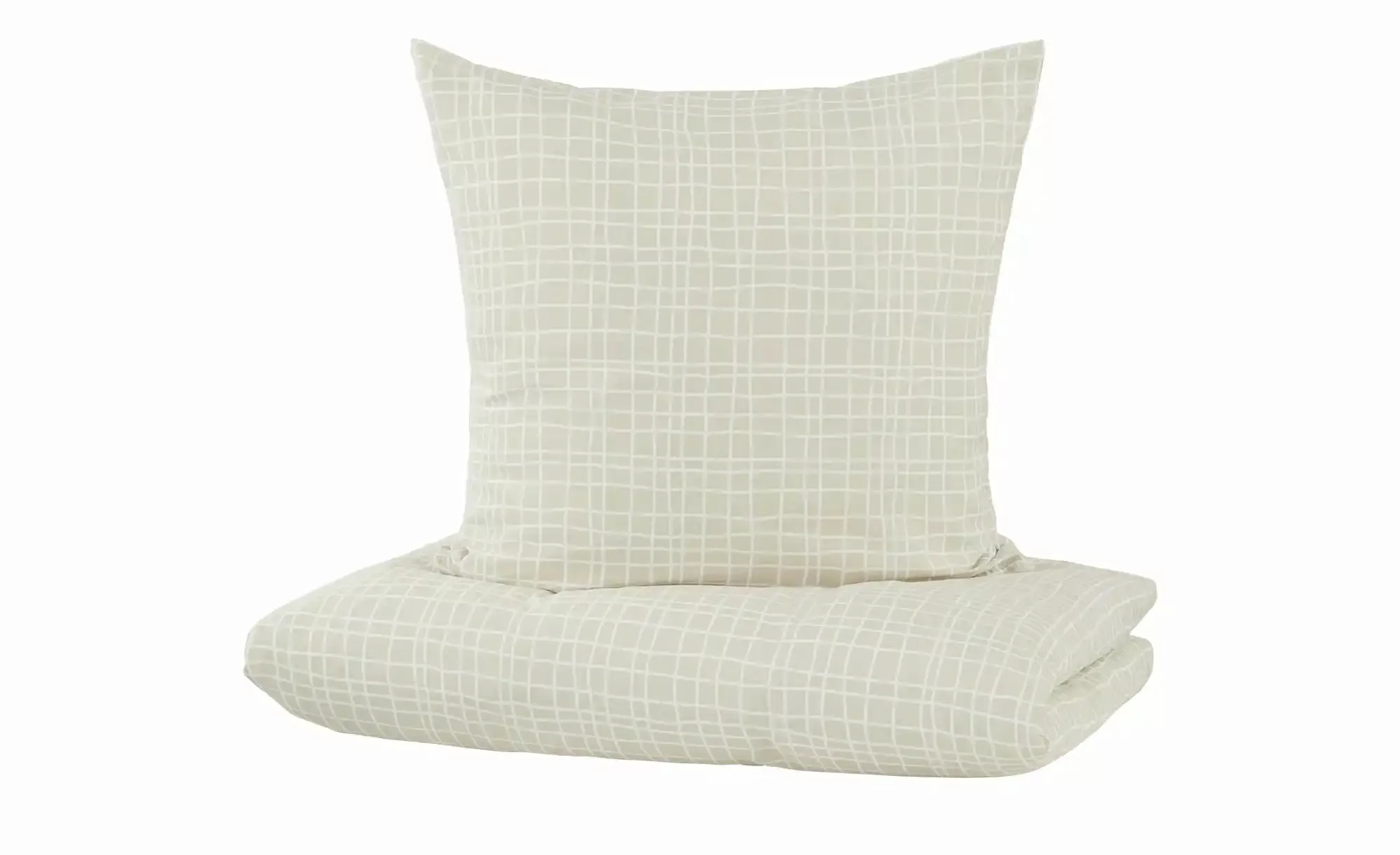 levelone Microfaser Bettwäsche  Karo Nr. 7 ¦ creme ¦ Maße (cm): B: 135 Bett günstig online kaufen