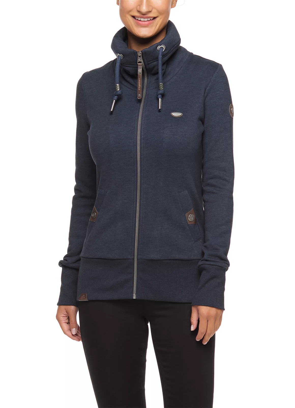 Ragwear Sweatjacke Rylie Zip navy günstig online kaufen