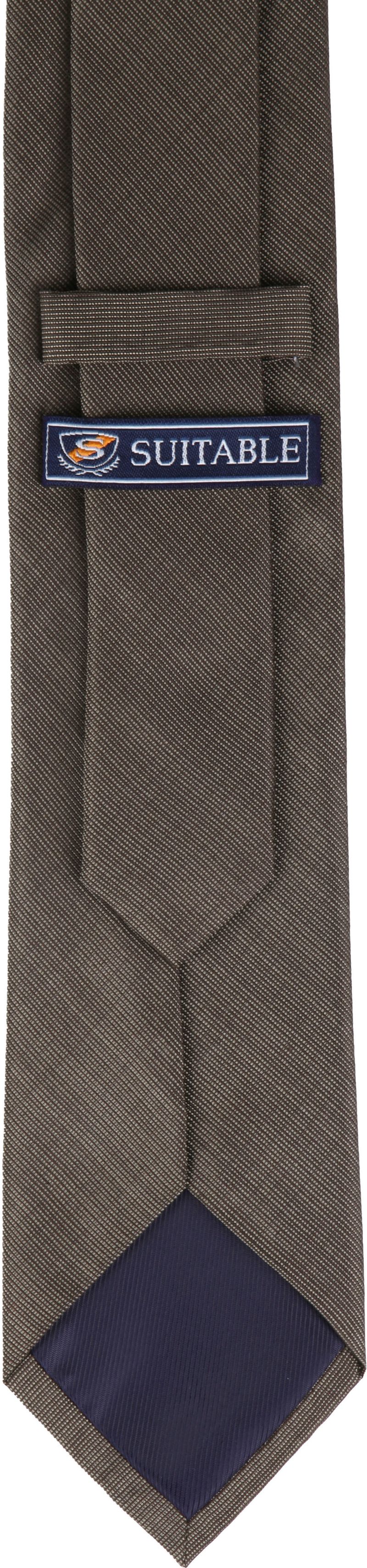 Krawatte Seide Dunkelbraun K82-1 - günstig online kaufen