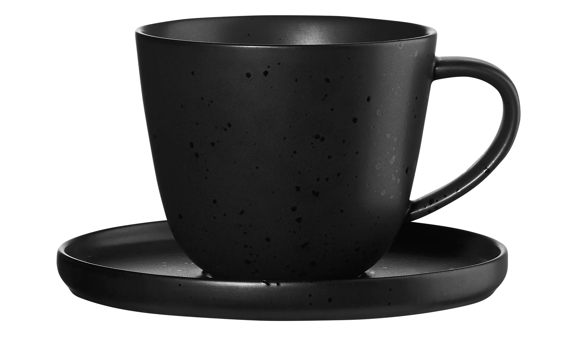 ASA COPPA COPPA Kaffeetasse mit Untertasse kuro 0,25 l (schwarz) günstig online kaufen