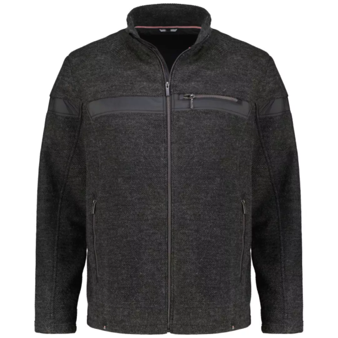 Maul Sport Strickfleecejacke mit Kontrastdetails günstig online kaufen