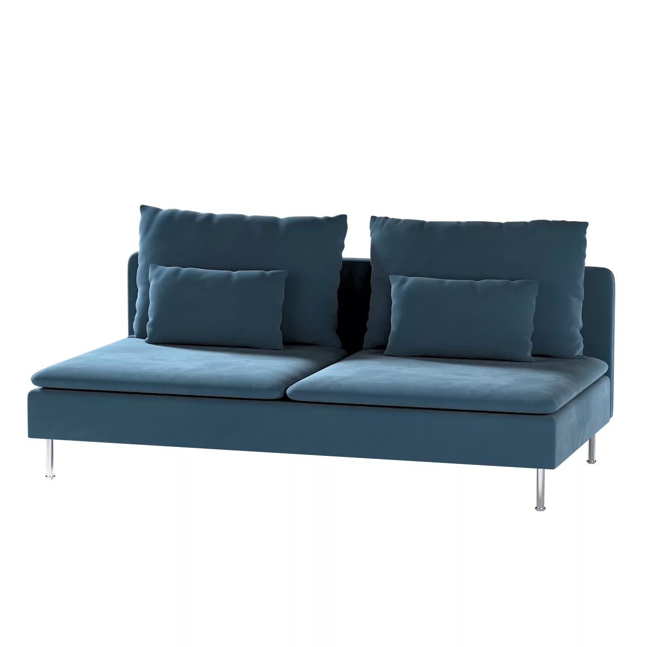 Bezug für Söderhamn Sitzelement 3, blau, Bezug für Sitzelement 3, Velvet (7 günstig online kaufen