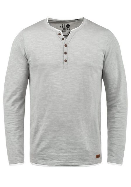 !Solid Longsleeve SDBelagos Langarmshirt im Double-Layer Look günstig online kaufen