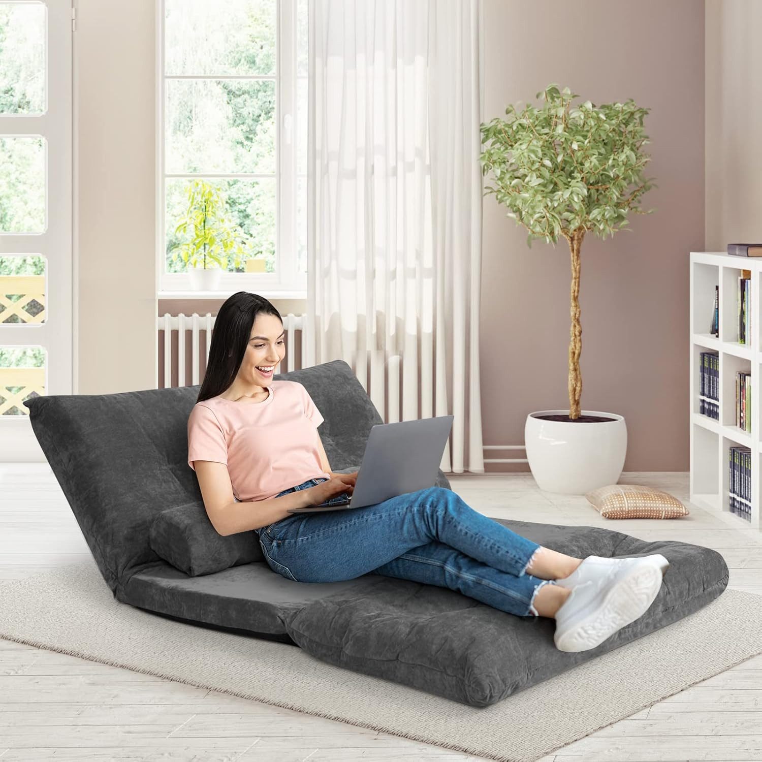 KOMFOTTEU Schlafsofa, 3 in 1 Sofabett günstig online kaufen