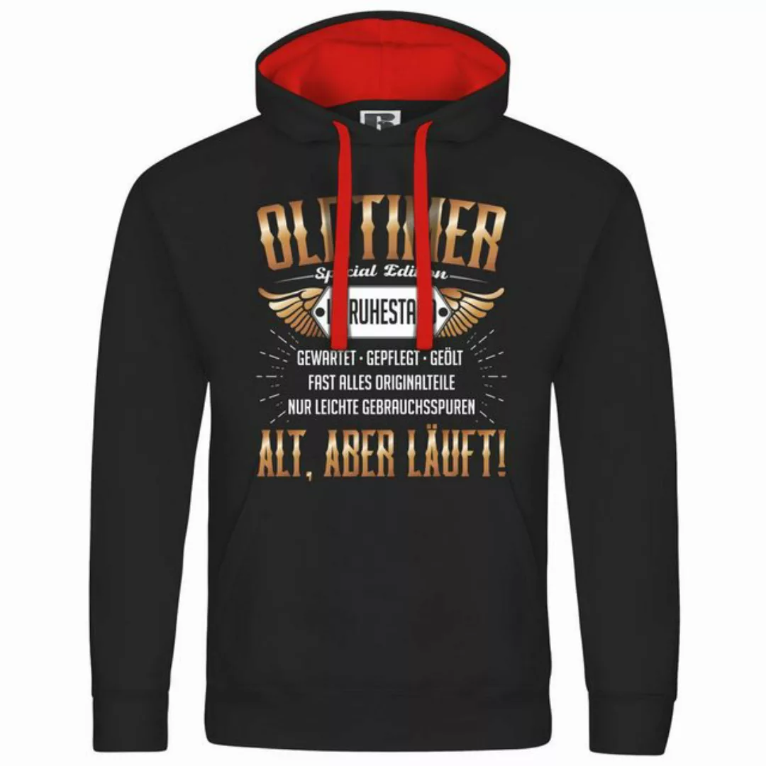 deinshirt Kapuzenpullover Herren Kapuzenpullover Oldtimer im Ruhestand Mit günstig online kaufen