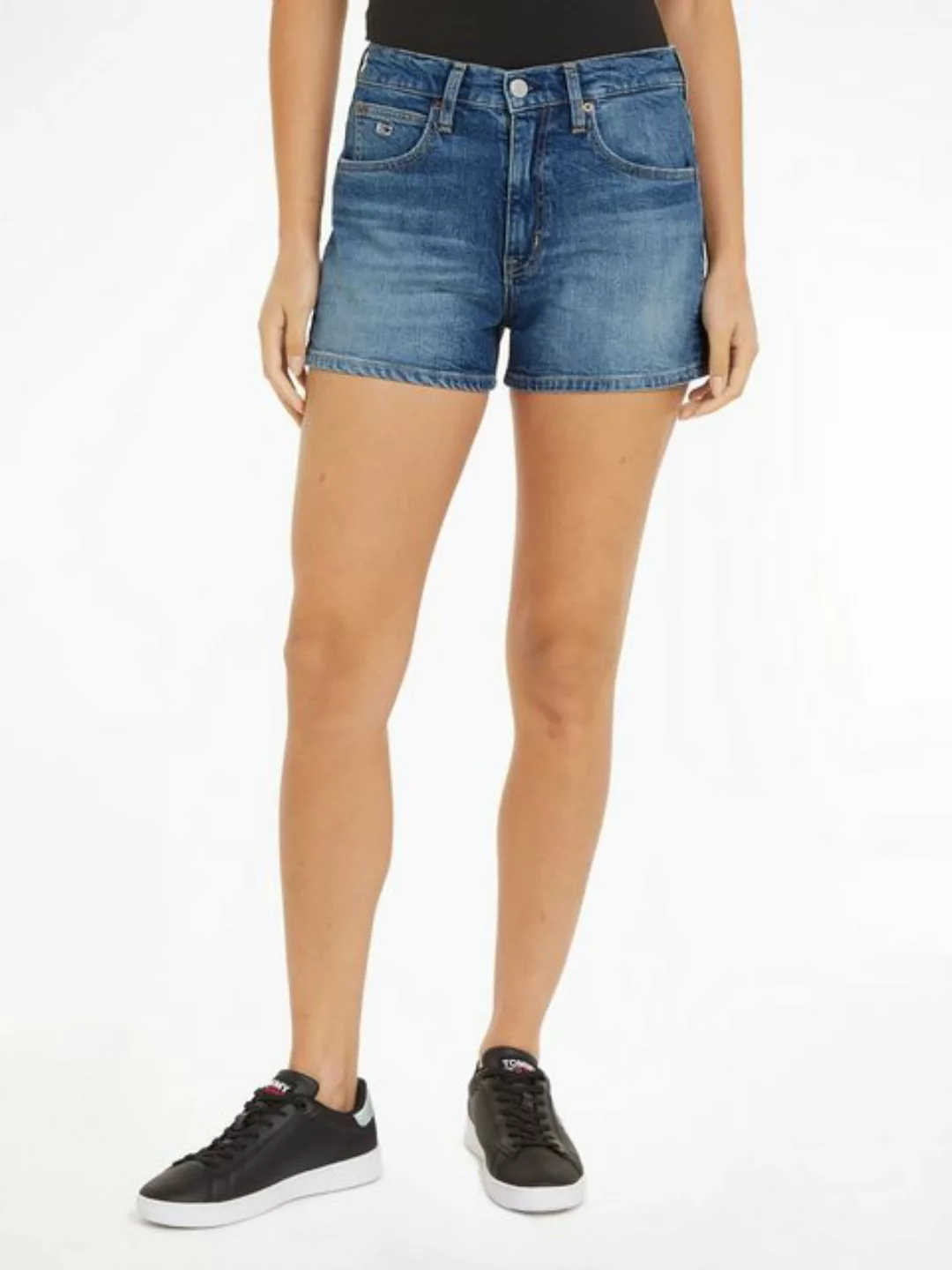 Tommy Jeans Shorts HOT PANT BH0137 mit Tommy Jeans Logo-Badge & Flag günstig online kaufen