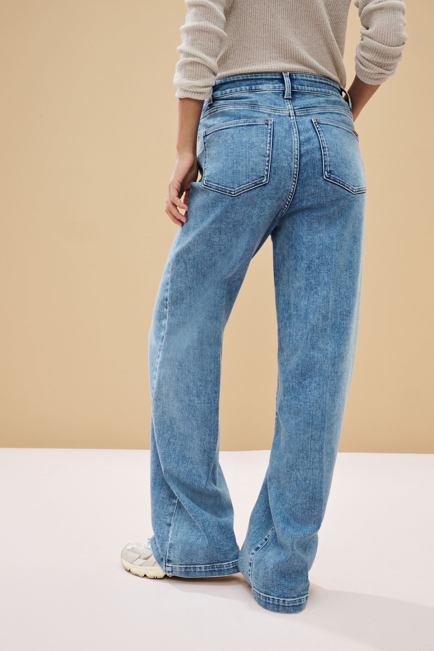 Next Weite Jeans Weit geschnittene Jeans günstig online kaufen