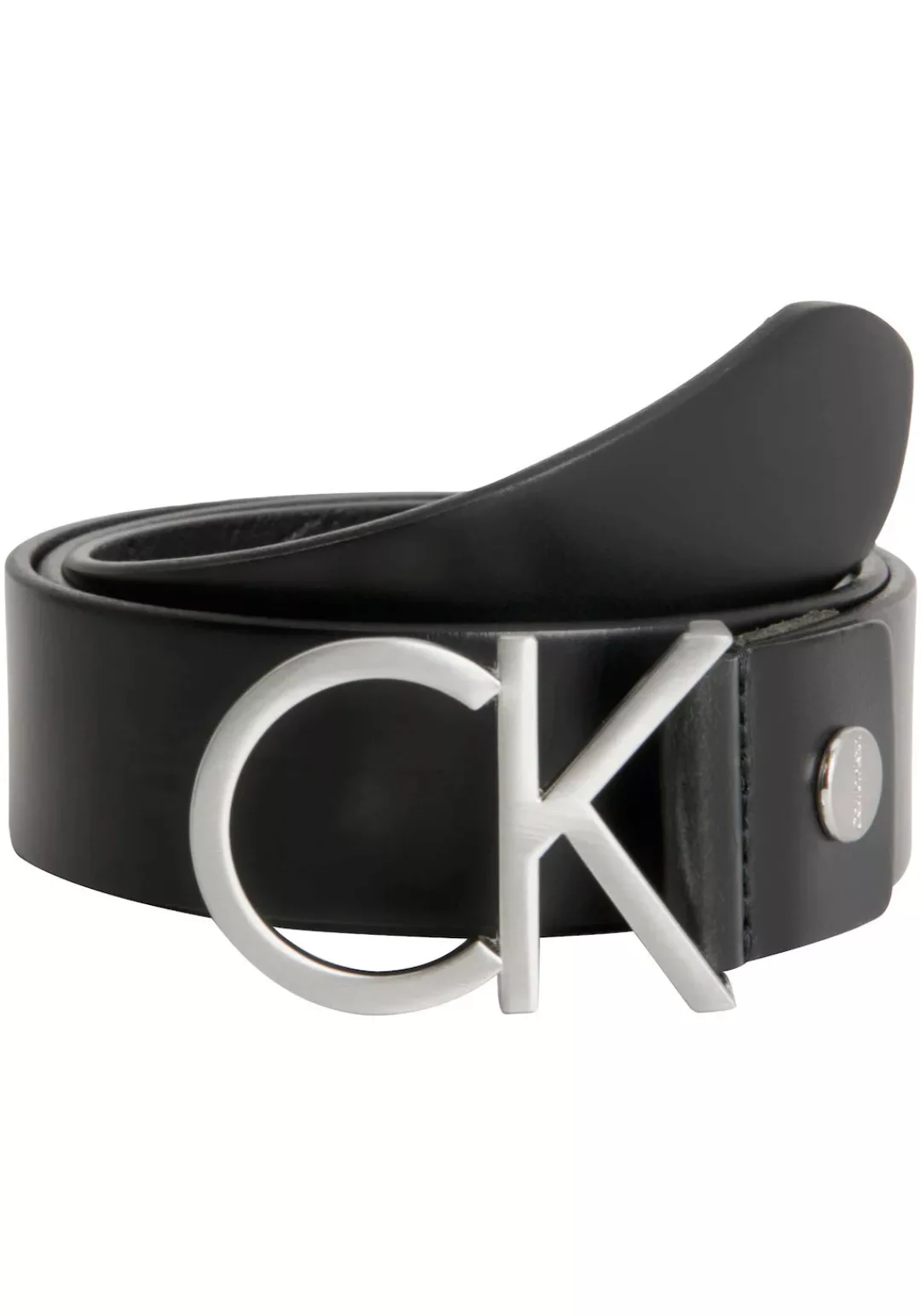 Calvin Klein Ledergürtel "CK ADJ.LOGO BELT 3.5CM" günstig online kaufen
