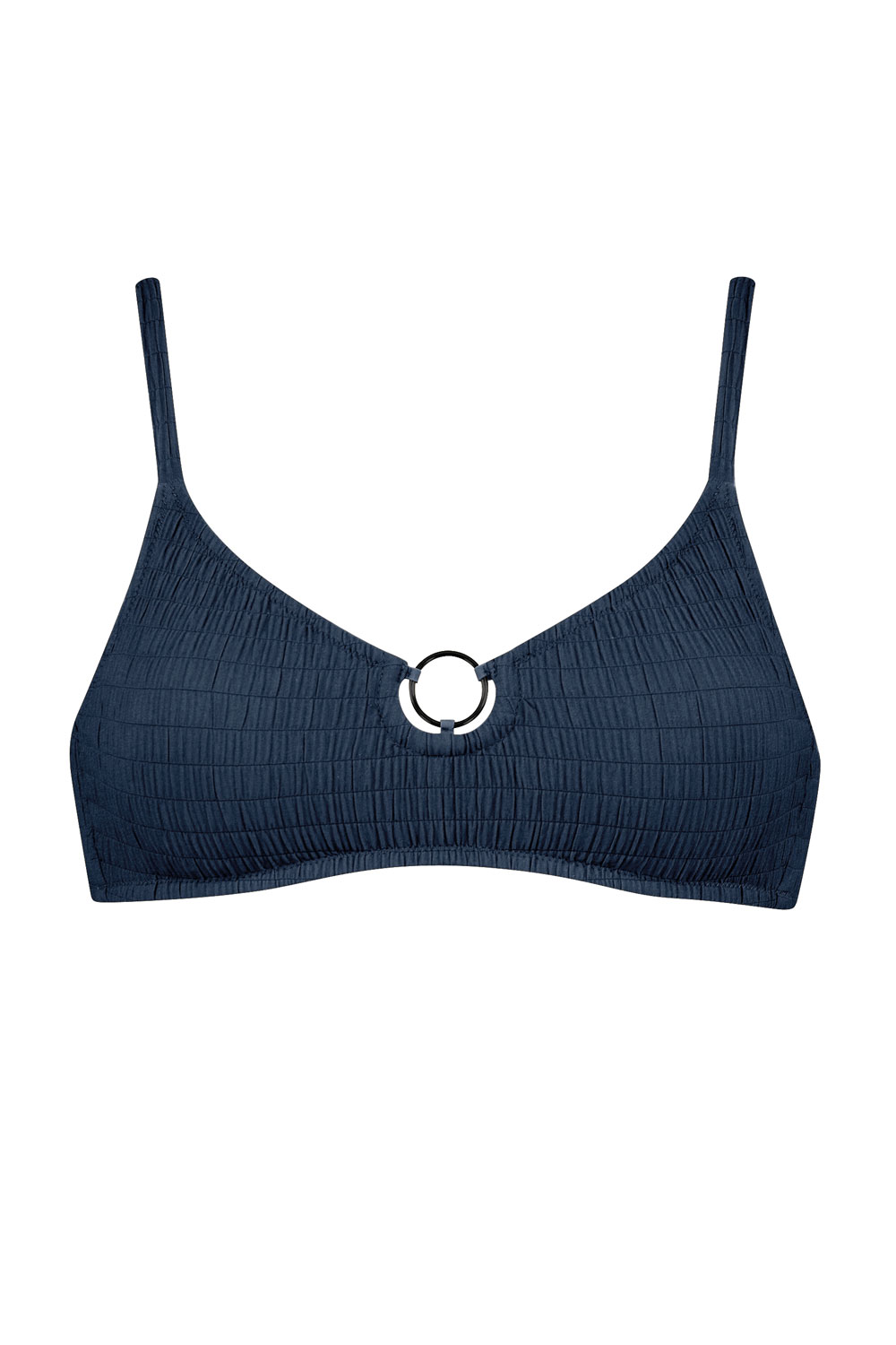 Watercult Bralette-Bikini-Oberteil Solid Crush 42 blau günstig online kaufen