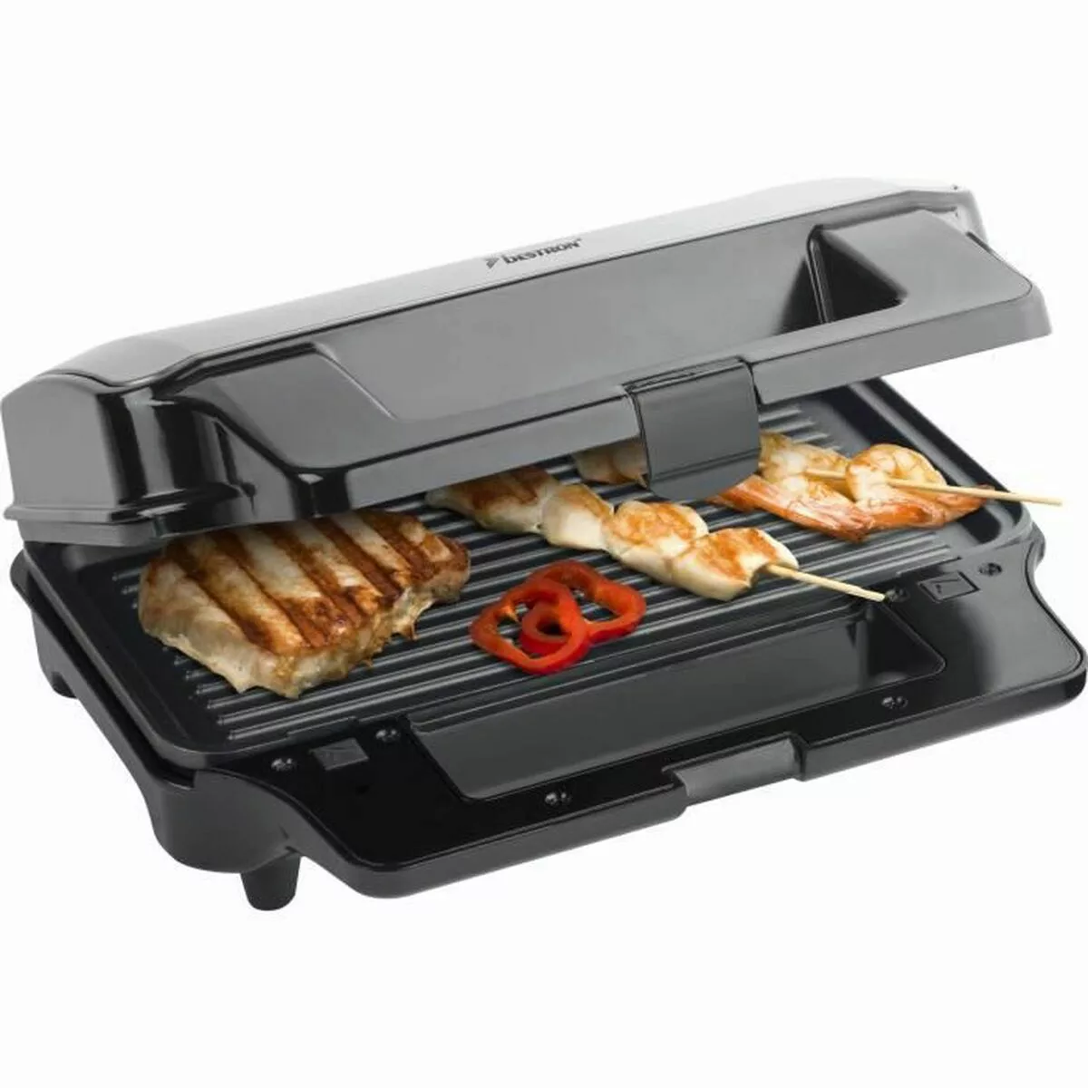 Antihaft-sandwich-maschine Bestron Asg90xxl Waffeleisen 900 W günstig online kaufen