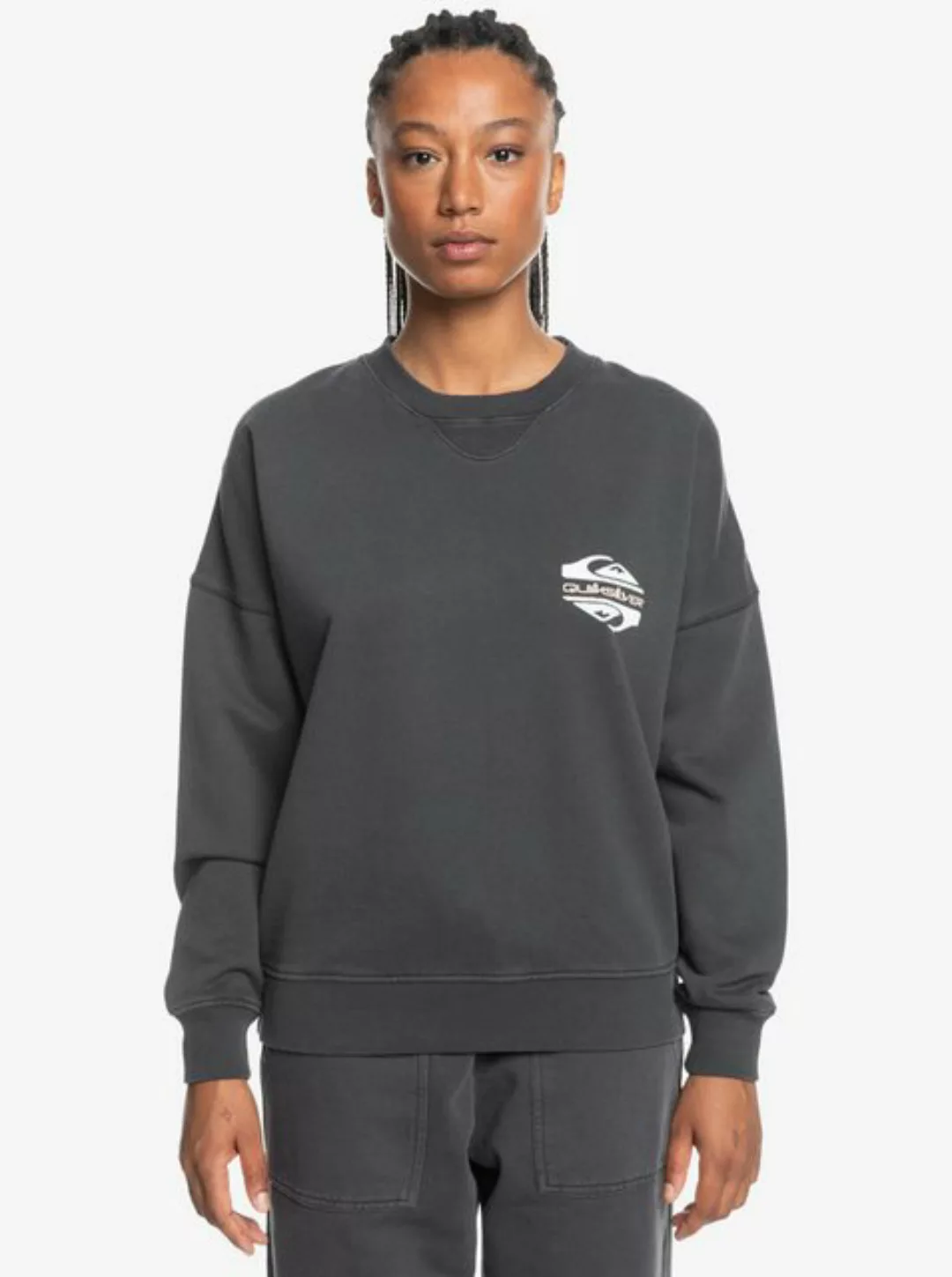 Quiksilver Sweatshirt Quiksilver Sweatshirt Oversized Crew Tarmac S günstig online kaufen