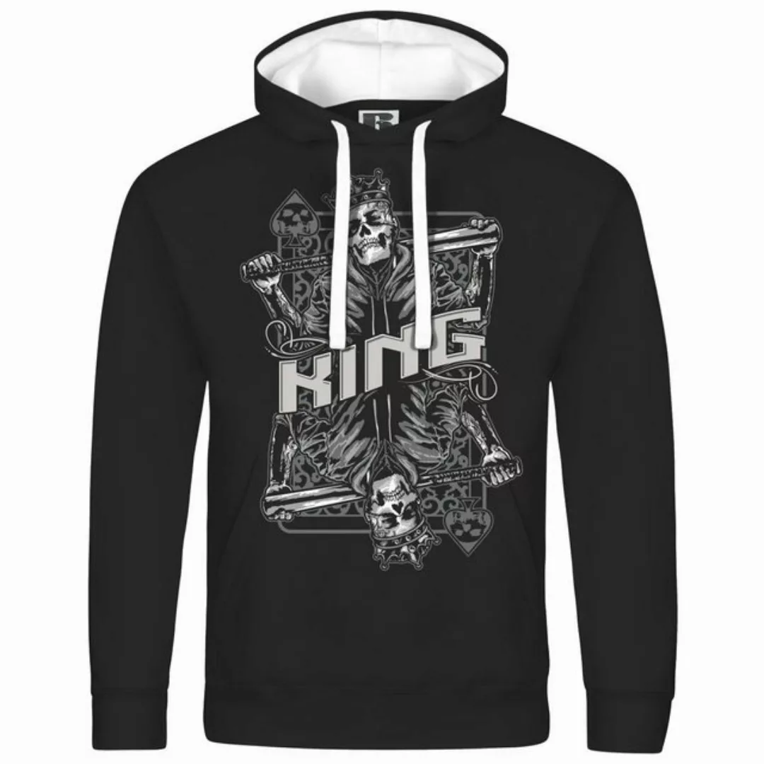 deinshirt Kapuzenpullover Herren Kapuzenpullover King Mit Print Motiv, Graf günstig online kaufen