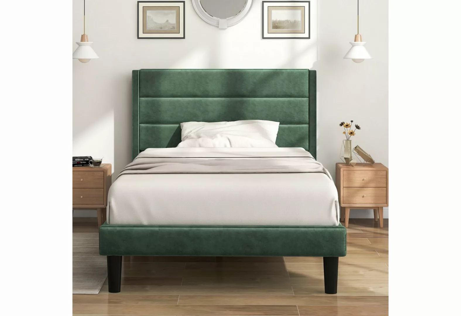 MODFU Polsterbett Doppelbett Einzelbett Bett Funktionsbett gepolstert ohne günstig online kaufen