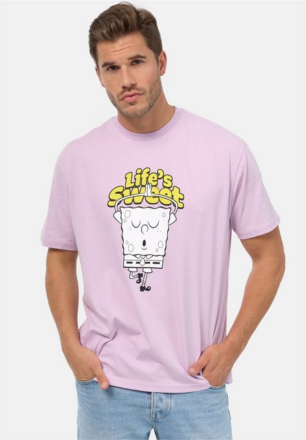 Recovered T-Shirt SpongeBob Lifes Sweet Relaxed (1-tlg) im lockeren Schnitt günstig online kaufen