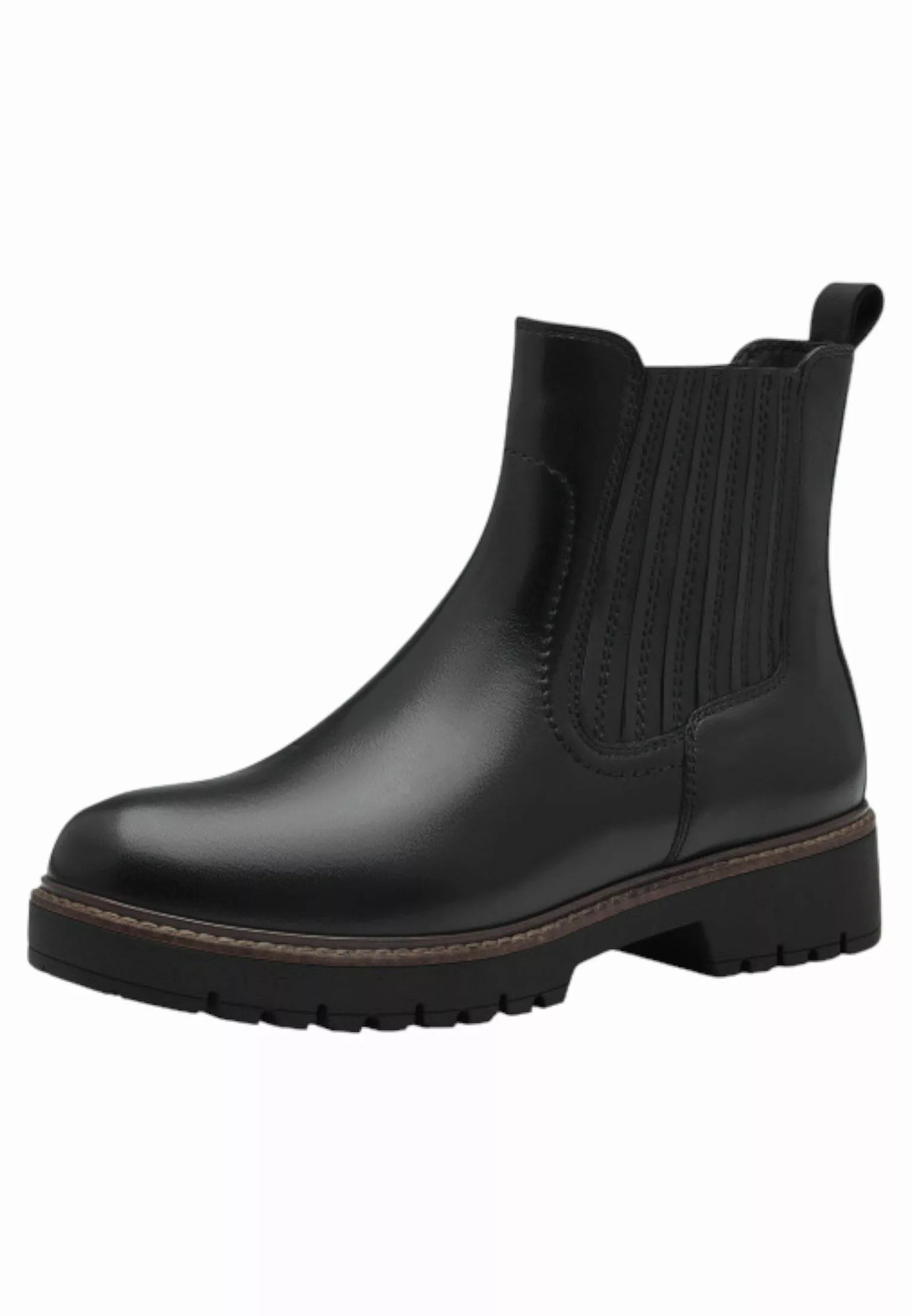 Tamaris 1-25410-43 003 Black Leather Stiefelette günstig online kaufen