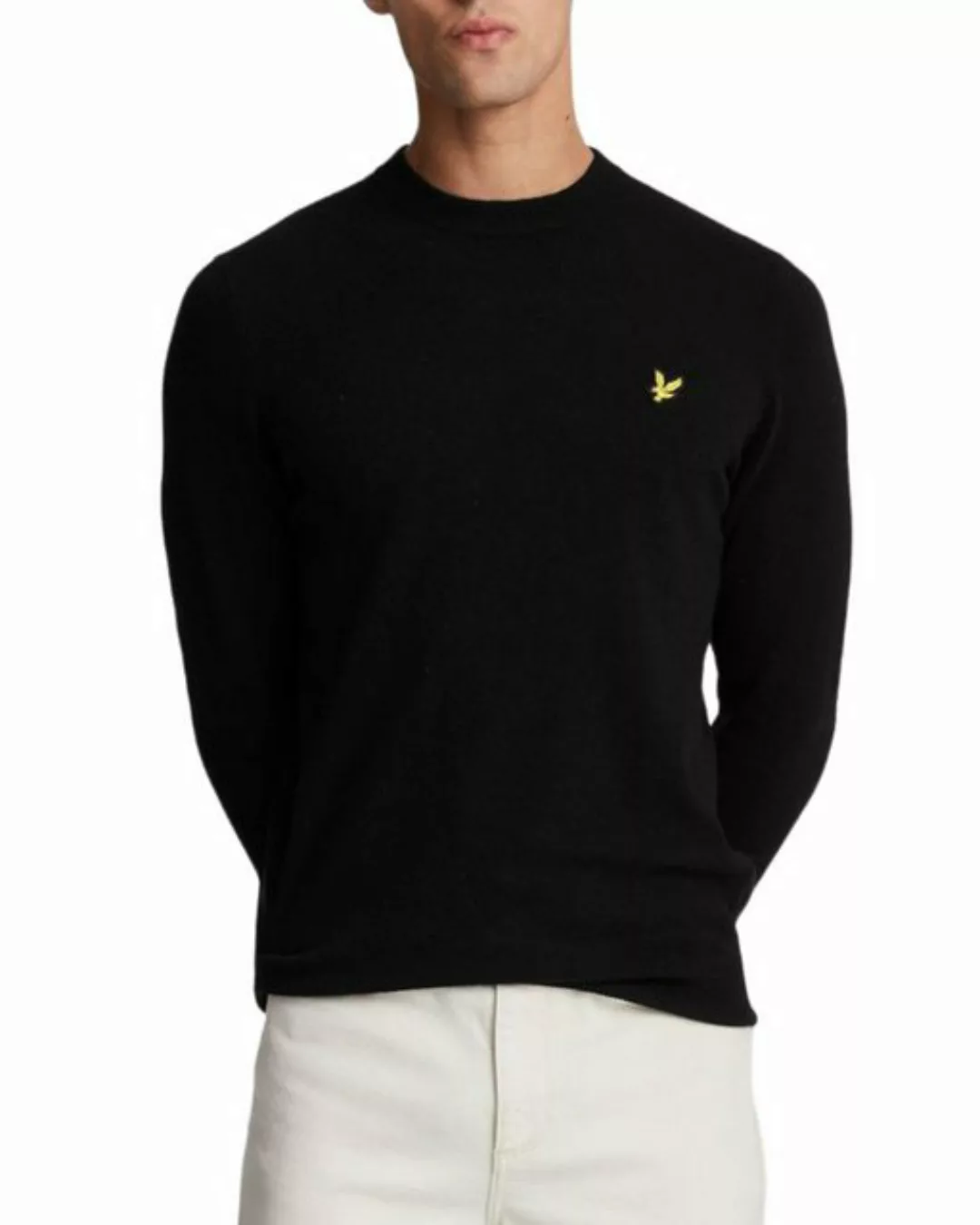 Lyle & Scott Strickpullover Rundhalsausschnitt, Atmungsaktiv günstig online kaufen