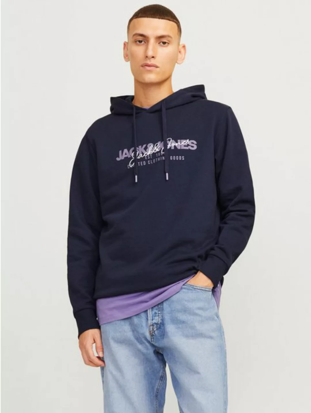 Jack & Jones Kapuzensweatshirt "JJALVIS SWEAT HOOD" günstig online kaufen