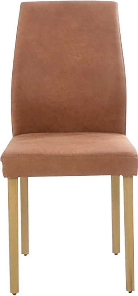 K+W Komfort & Wohnen 4-Fußstuhl "6193", Microfaser 760, mit Massivholzbeine günstig online kaufen