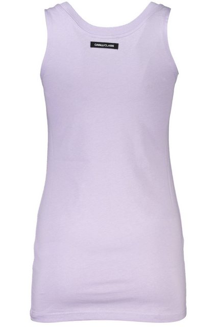 Cavalli Class T-Shirt Violettes Damen-Trägershirt mit Druck und günstig online kaufen