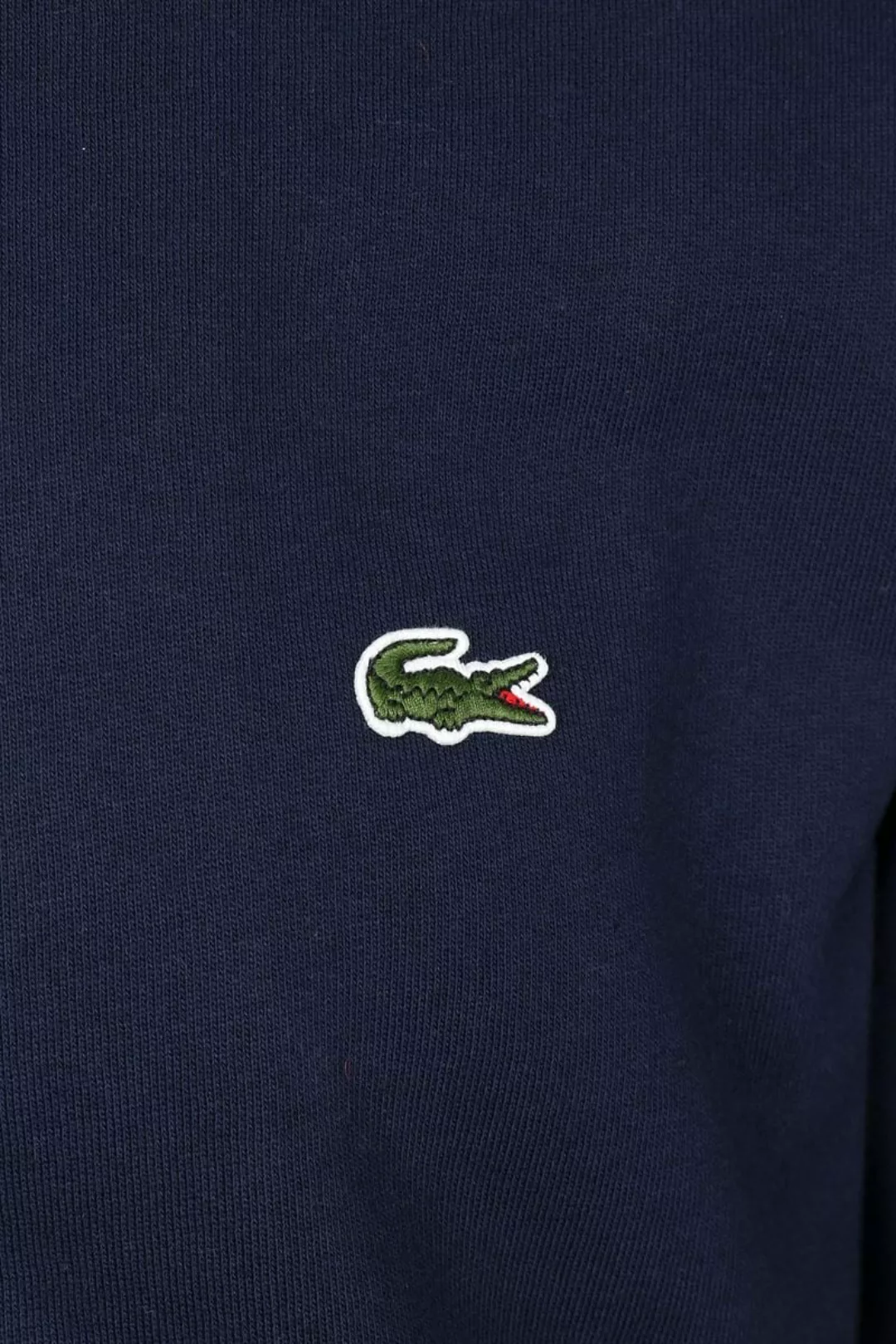 Lacoste Strickjacke Full Zip Dunkelblau - Größe L günstig online kaufen