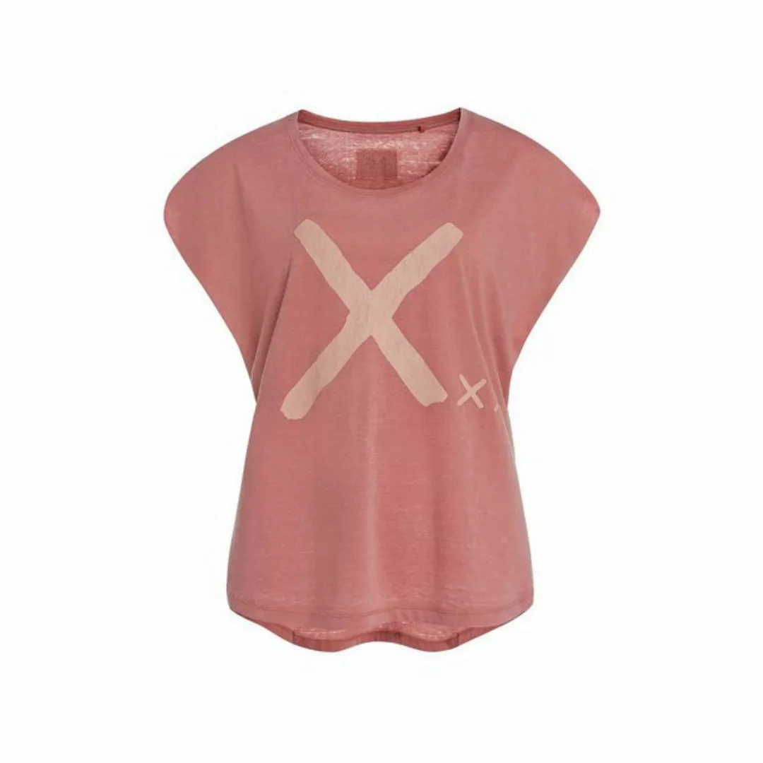 DAILY´S T-Shirt GUTTA: Oversized Damen T-Shirt mit Frontprint günstig online kaufen
