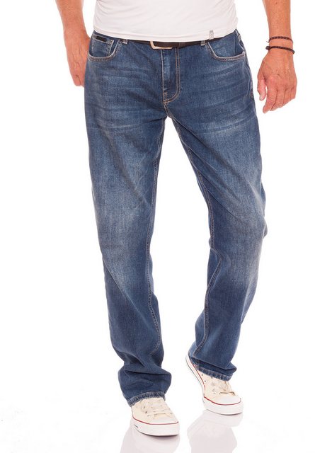 Miracle of Denim Straight-Jeans M.O.D Thomas Comfort Mid Blue günstig online kaufen