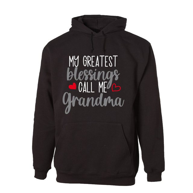 G-graphics Hoodie My greatest blessing call me Grandma mit trendigem Frontp günstig online kaufen