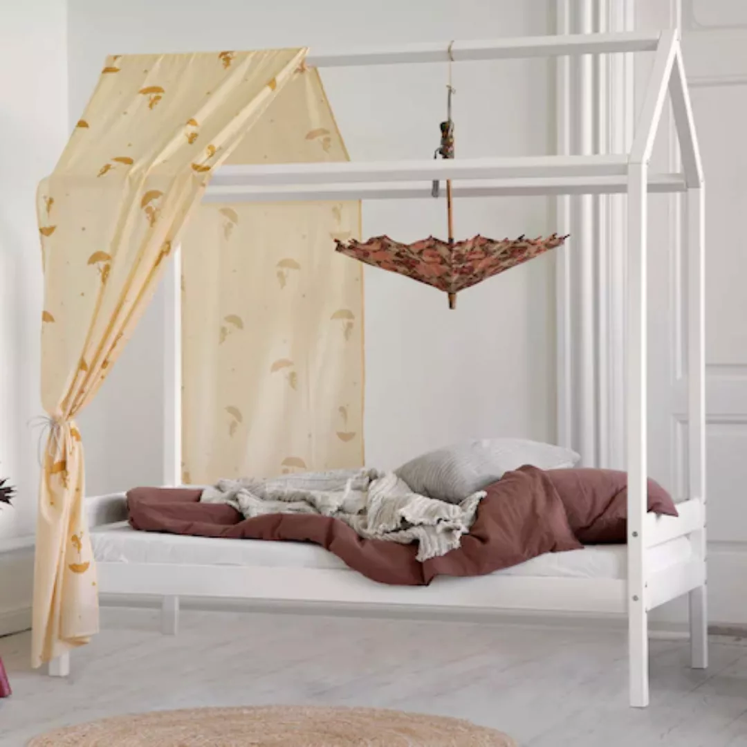 Hoppekids Kinderbett ECO Dream, Hausbett mit Dach wahlweise mit Rausfallsch günstig online kaufen