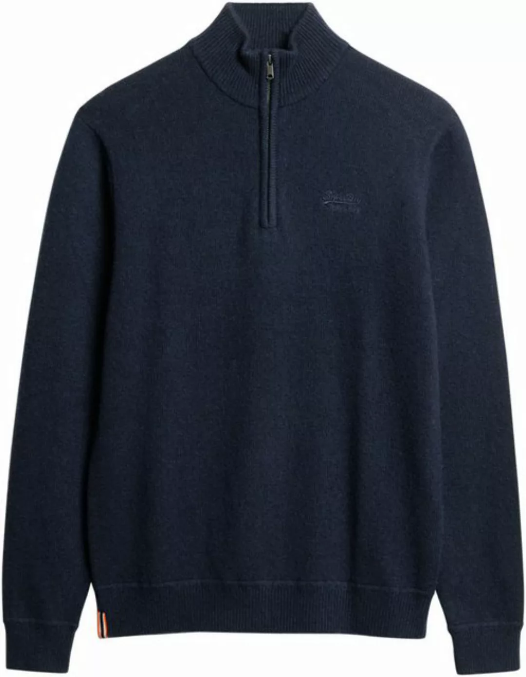 Superdry Strickpullover ESSENTIAL EMB KNIT HALF ZIP günstig online kaufen