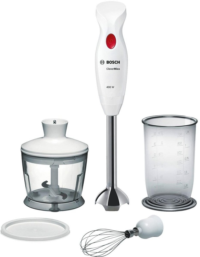 BOSCH Stabmixer »CleverMixx MSM24500, Edelst. Mixfuß, Zerkleinerer, Schneeb günstig online kaufen