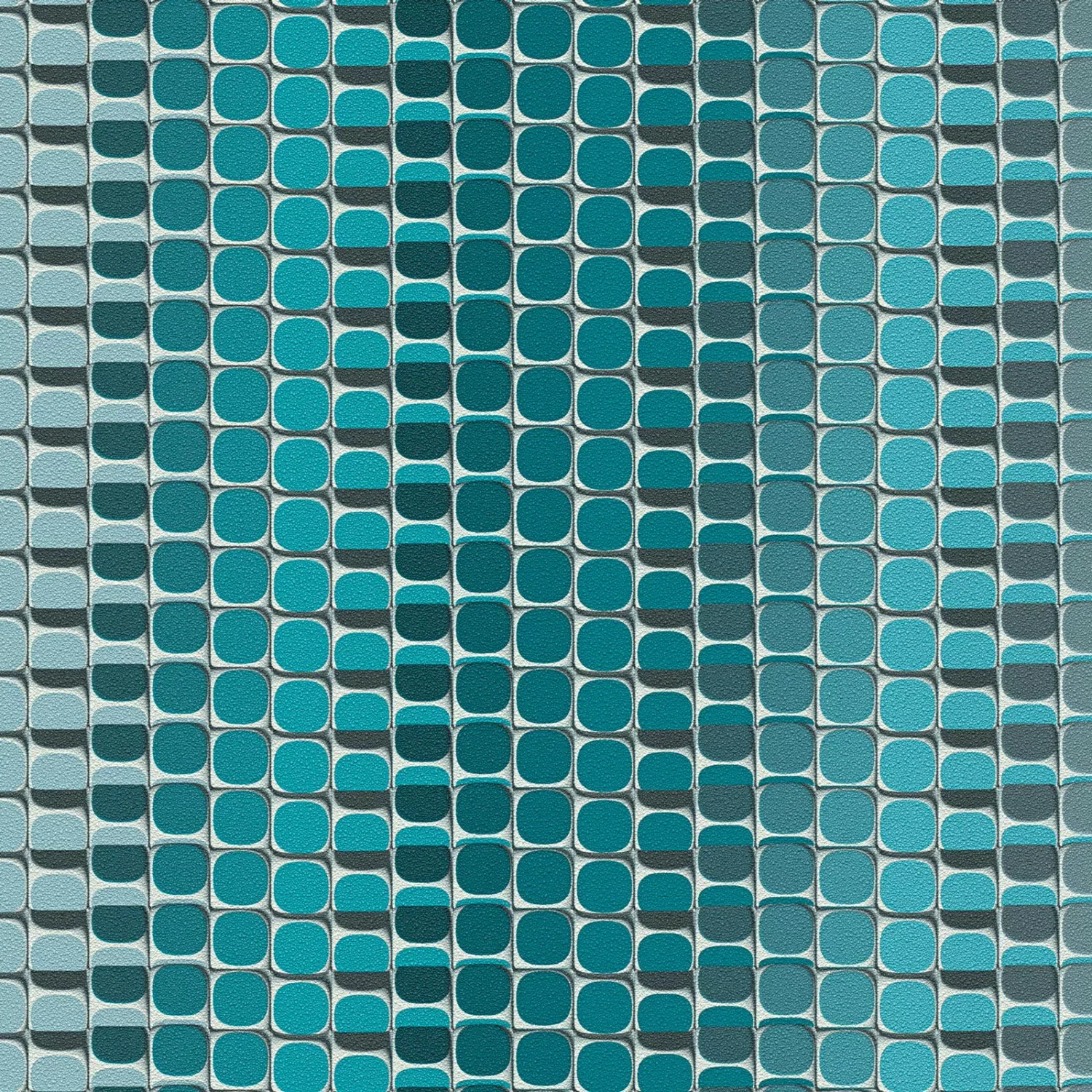 Bricoflor Vlies Mustertapete Blau Moderne Tapete mit Muster Geometrisch für günstig online kaufen