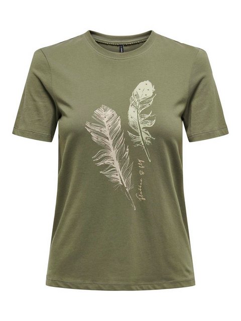 ONLY Kurzarmshirt ONLKITA LIFE REG S/S FEATHERS TOP JRS günstig online kaufen