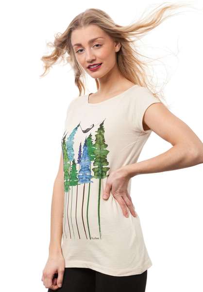 Damen T-shirt Wood Girl Bio Fair günstig online kaufen