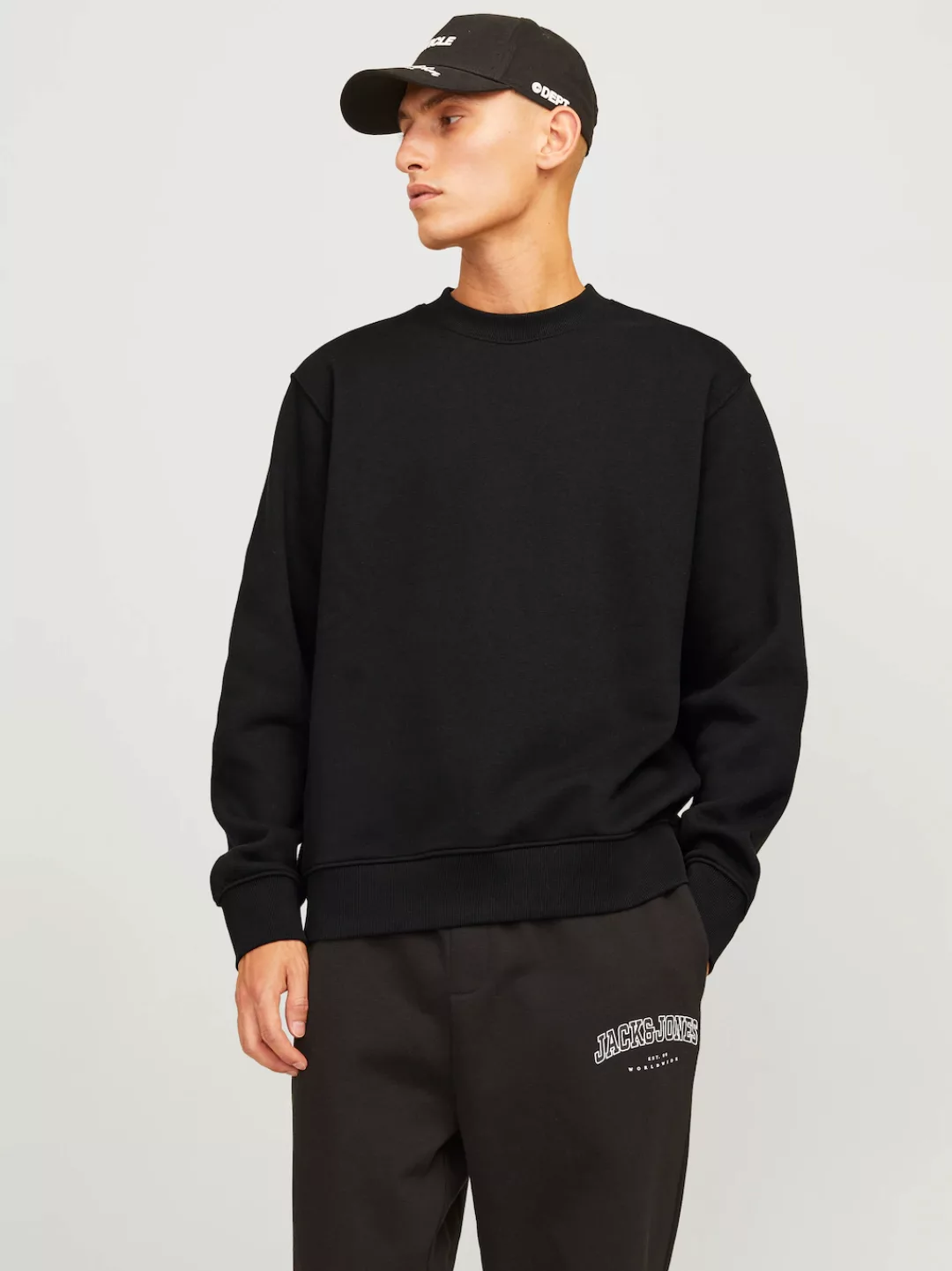 Jack & Jones Sweatshirt "JJEURBAN EDGE SWEAT CREW NECK NOOS", mit Rippbündc günstig online kaufen