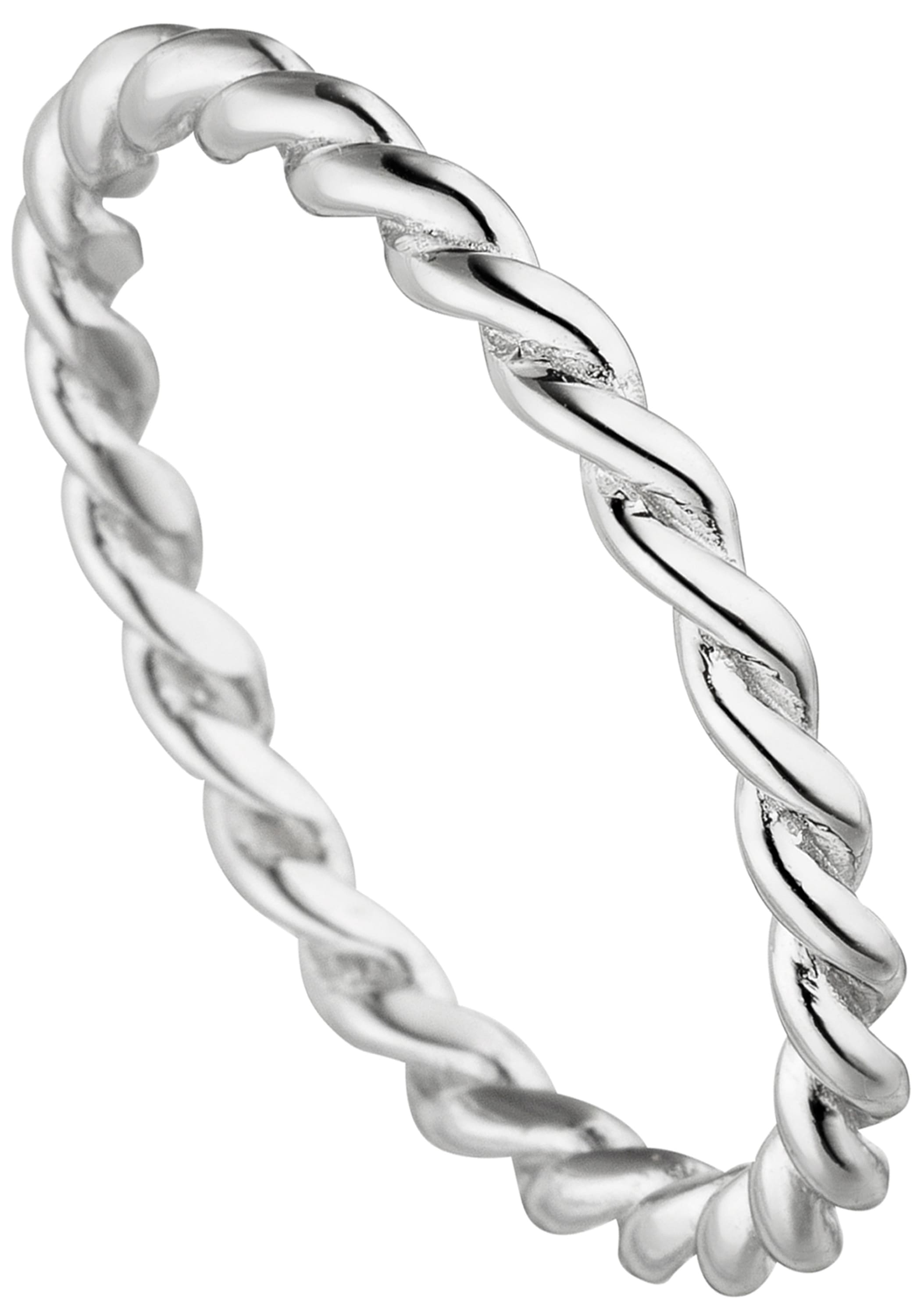 JOBO Fingerring "Geflochtener Ring", 925 Silber günstig online kaufen