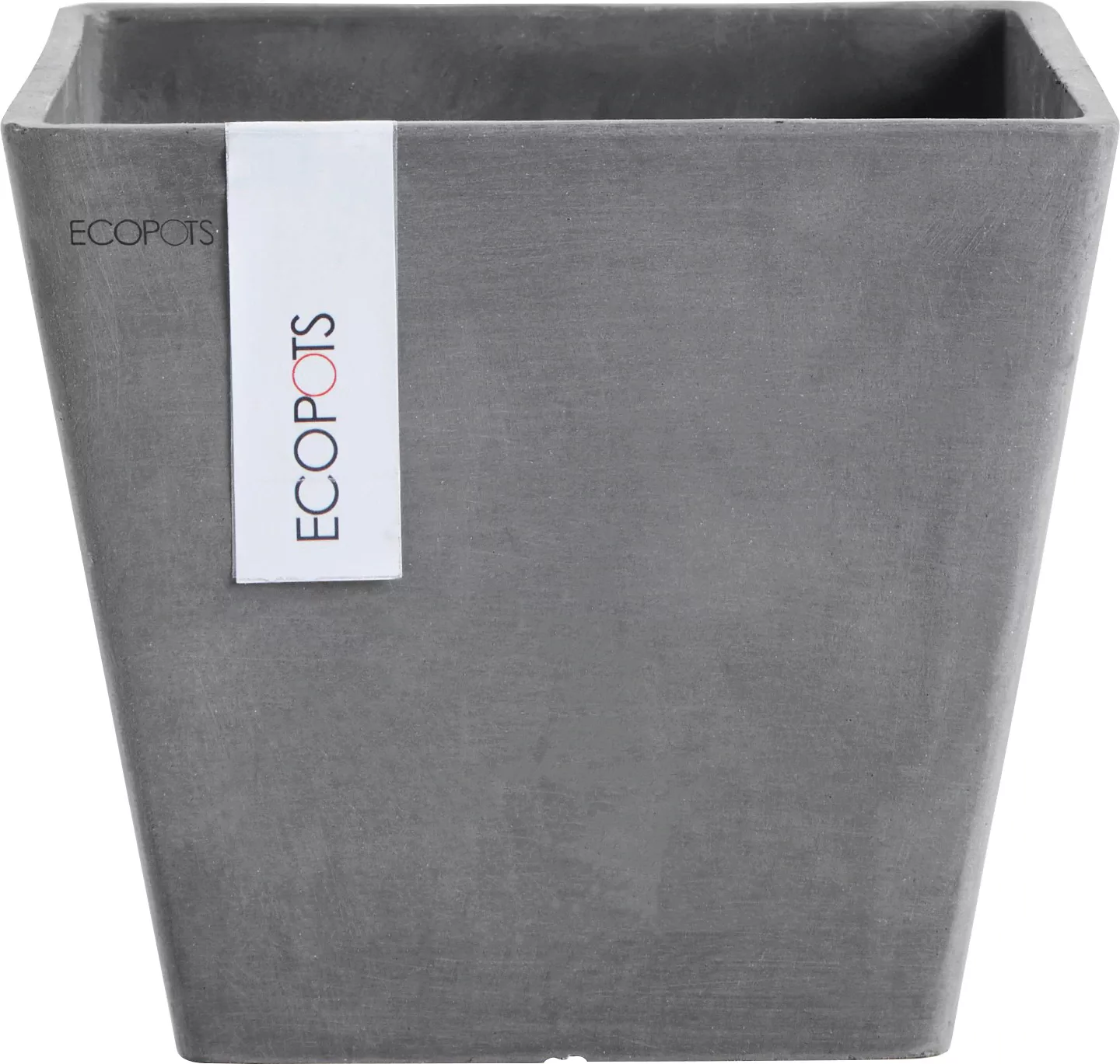 ECOPOTS Blumentopf "ROTTERDAM Grey", BxTxH: 20x20x17,5 cm günstig online kaufen