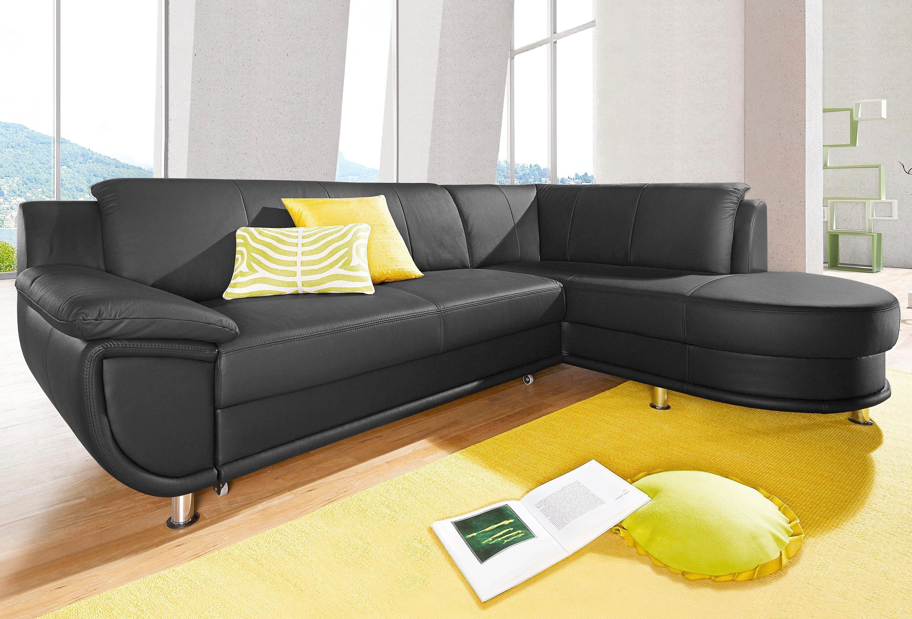 TRENDMANUFAKTUR Ecksofa "Rondo, zeitlos und elegant, bequem, L-Form", wahlw günstig online kaufen