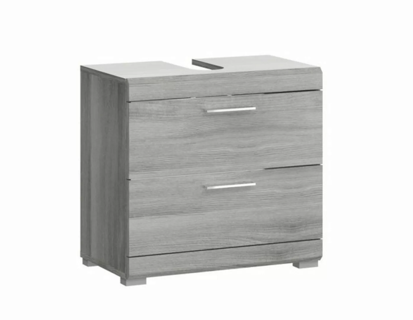 freiraum Waschbeckenunterschrank Soul in Rauchsilber - 60x56x34cm (BxHxT) günstig online kaufen