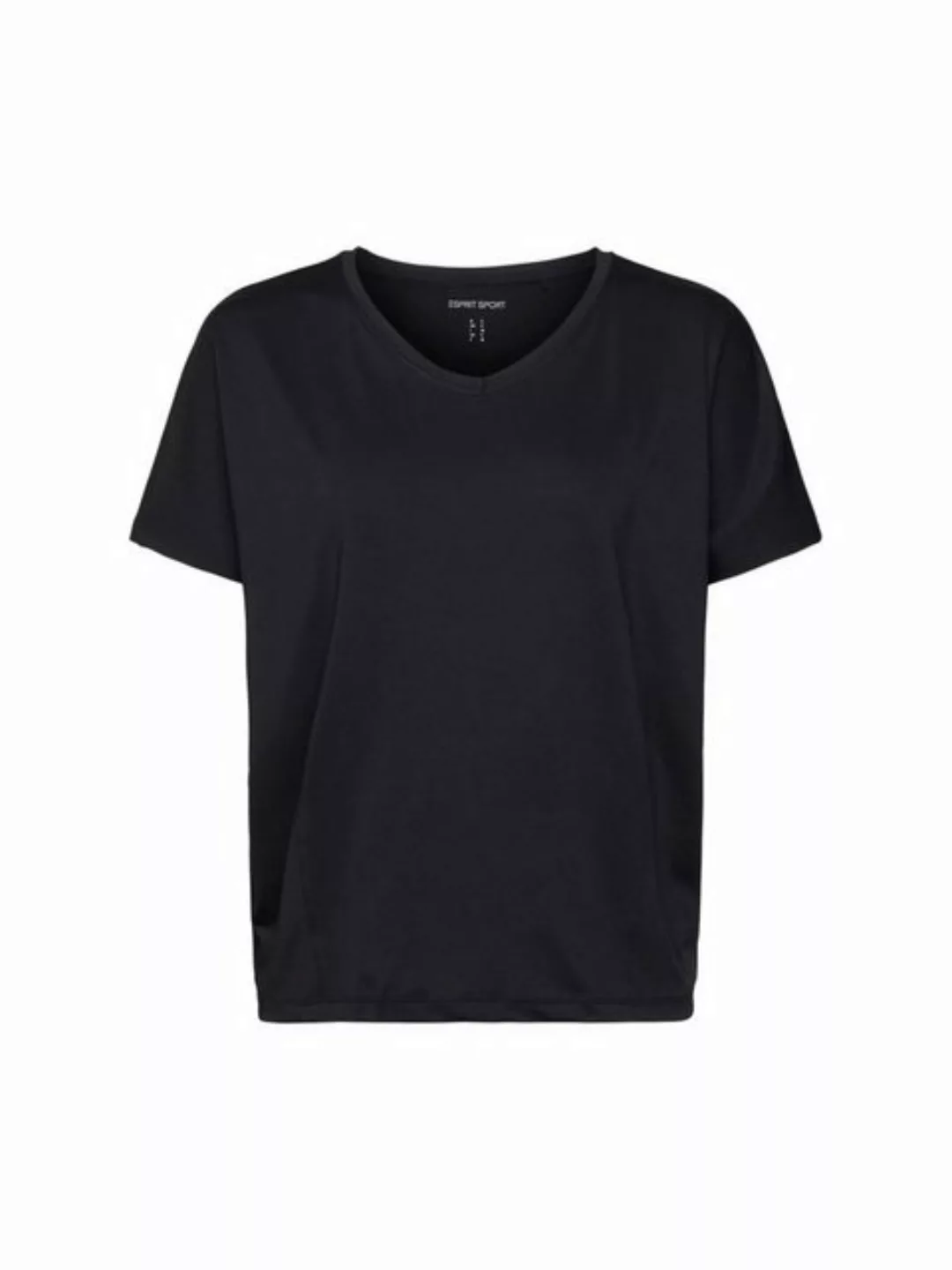 esprit sports T-Shirt Active T-Shirt E-DRY mit V-Ausschnitt (1-tlg) günstig online kaufen