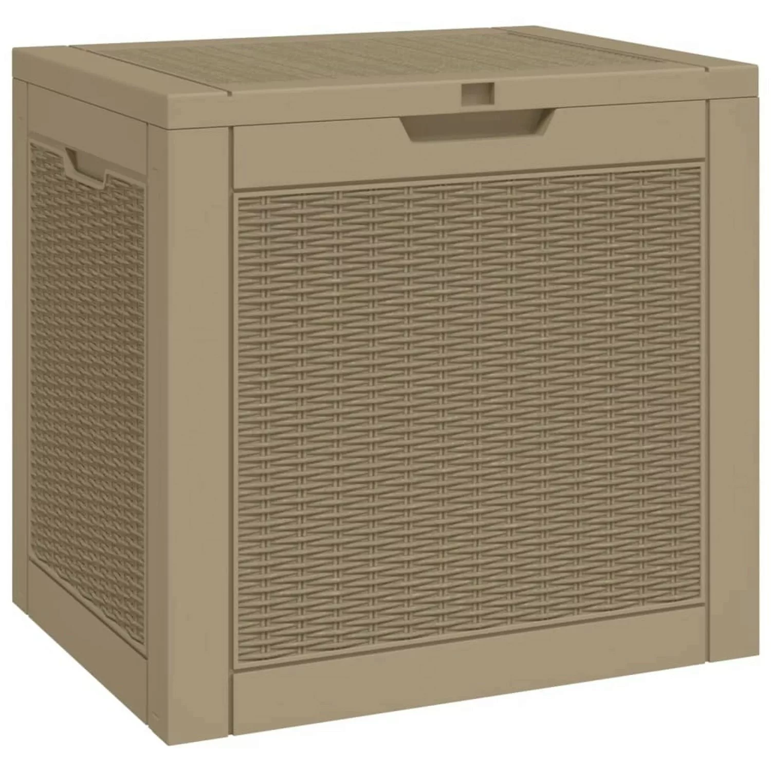 vidaXL Gartenbox Hellbraun 55,5x43x53 cm Polypropylen günstig online kaufen