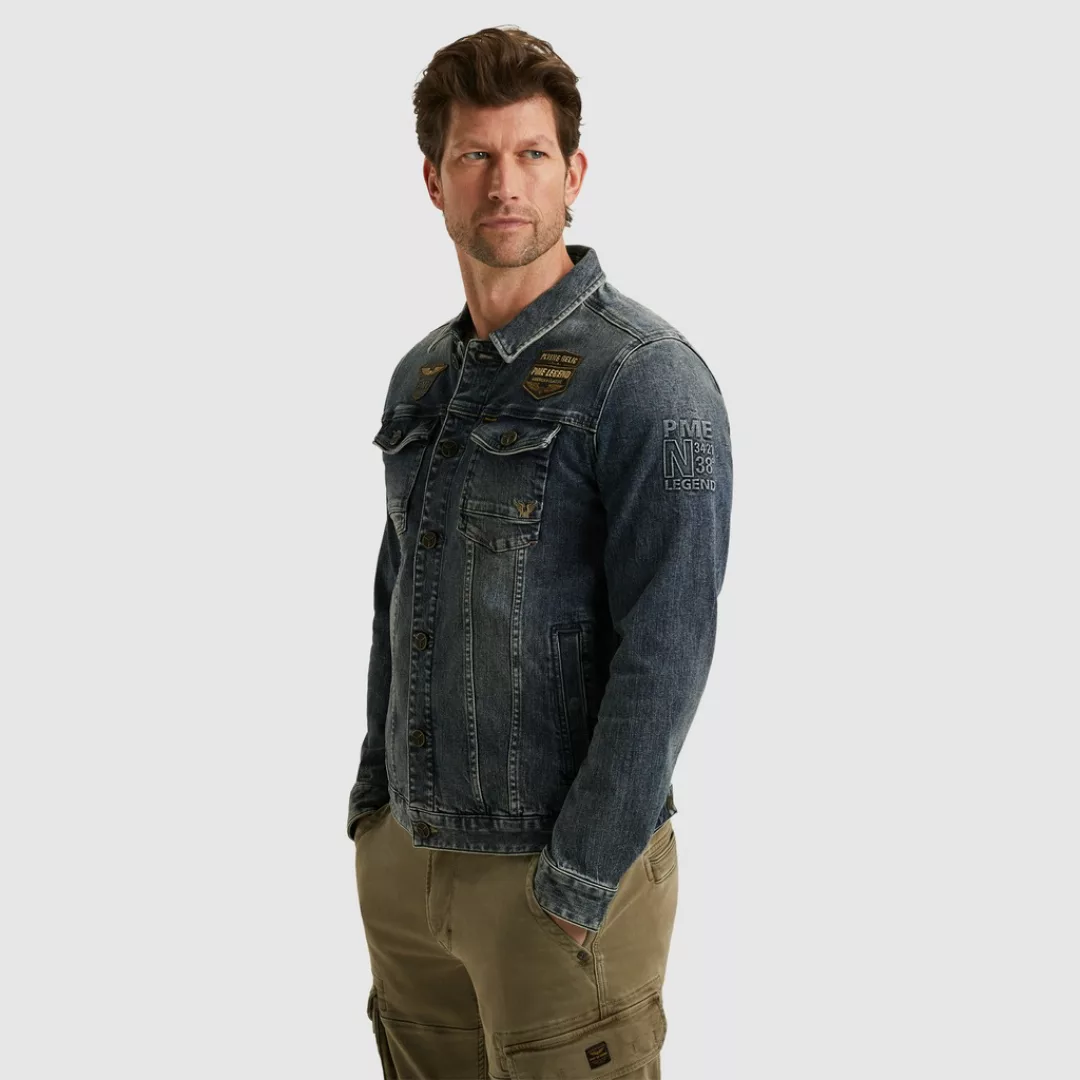 PME LEGEND Jeansjacke, mit Logo Stickerei günstig online kaufen