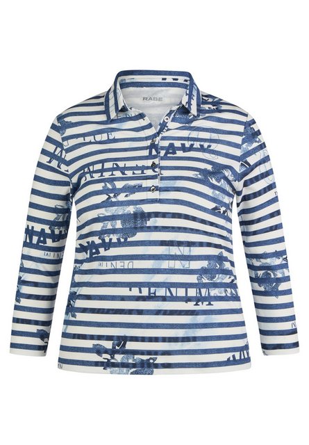 Rabe Print-Shirt "Rabe Maritimes Poloshirt mit Details" günstig online kaufen